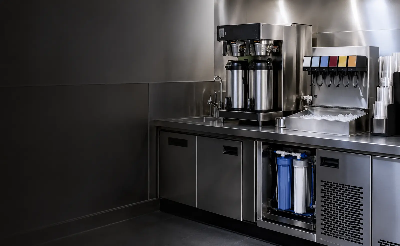 Beverage & ice equipment serviced by CONES Solutions